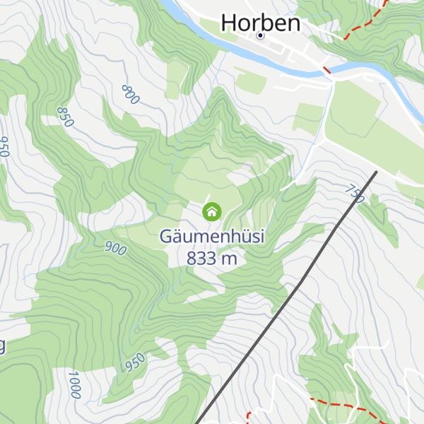 Map of Gäumenhüsi