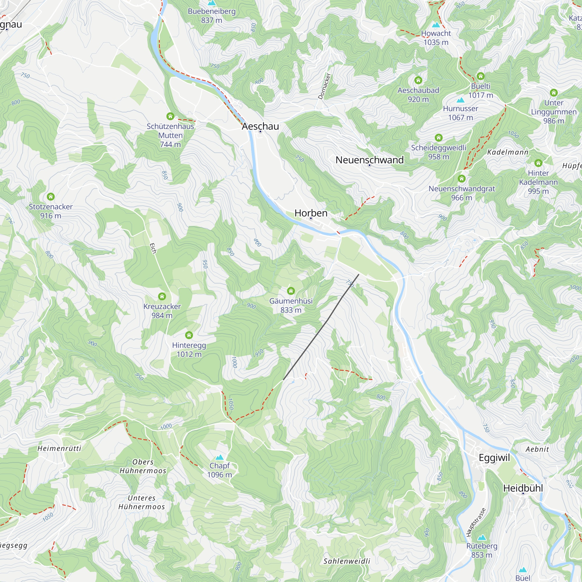 Gäumenhüsi map