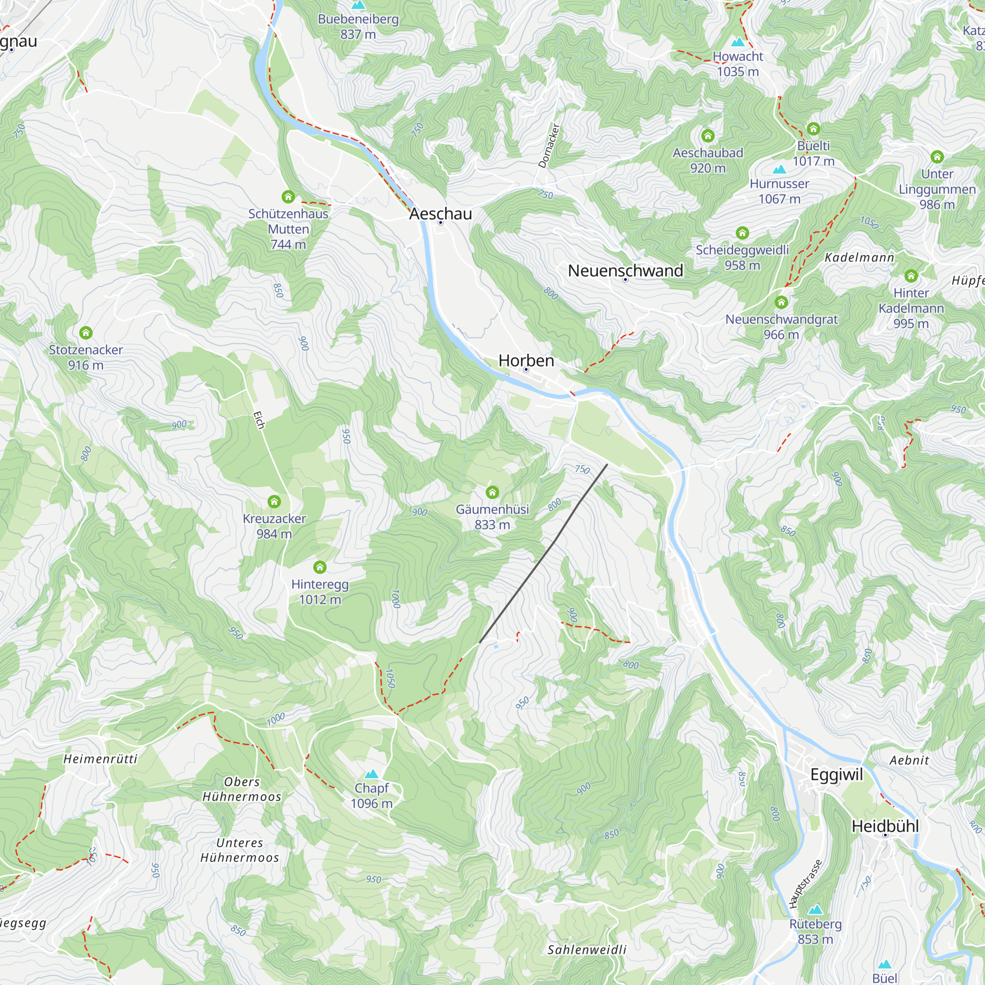 Gäumenhüsi map