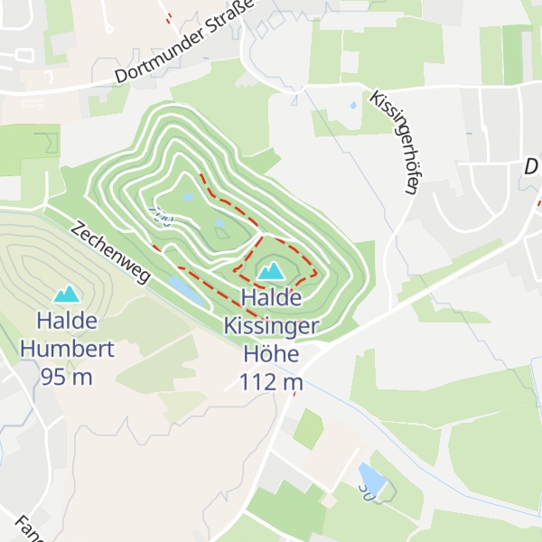 Map of Halde Kissinger Höhe