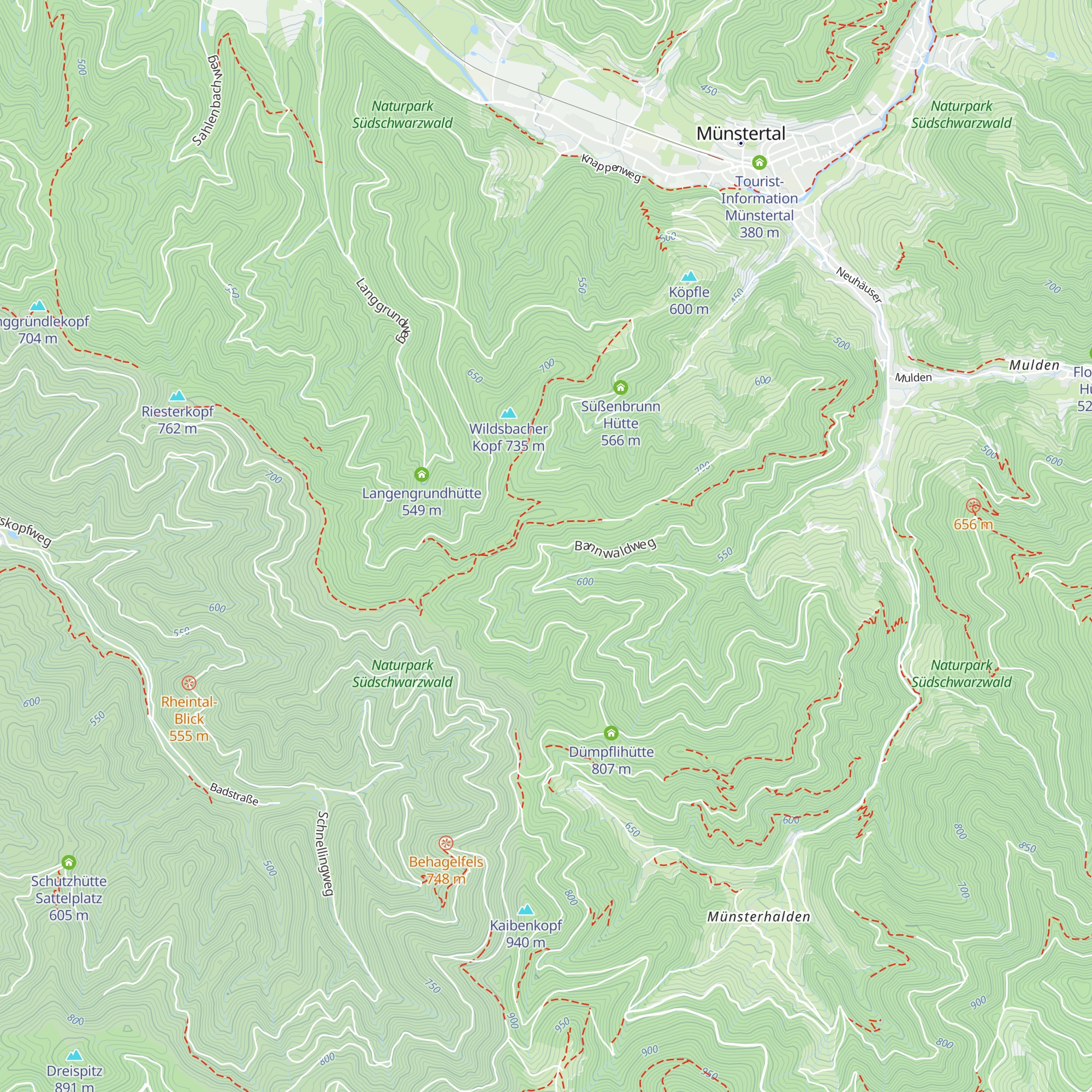 Kreuzgrundhütte map