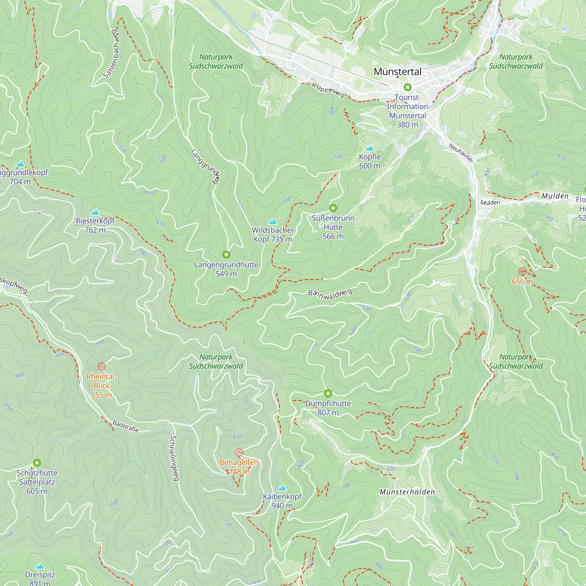 Kreuzgrundhütte map