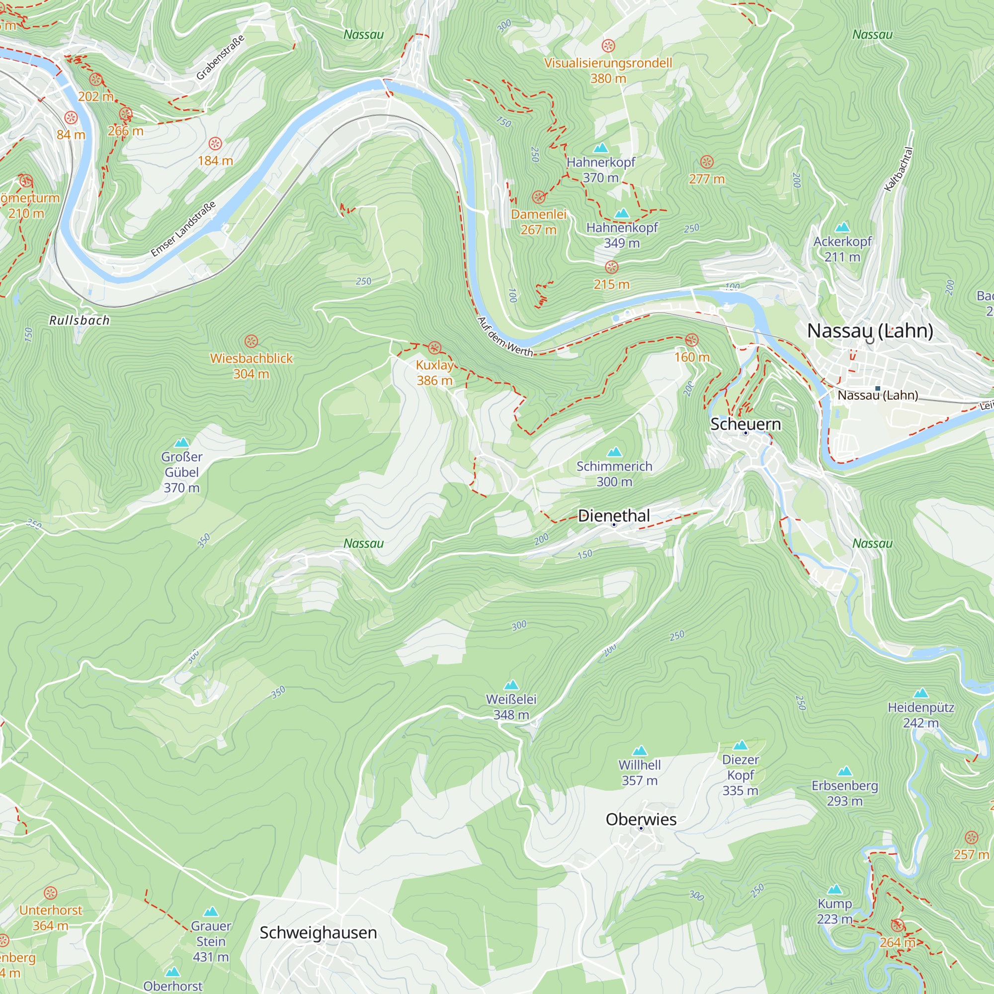 Grillhütte Misselberg map