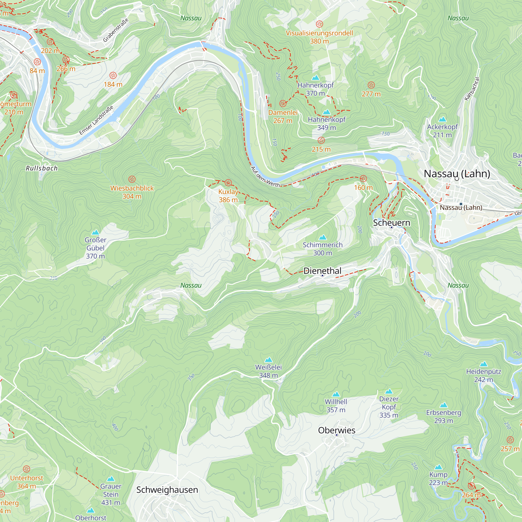 Grillhütte Misselberg map