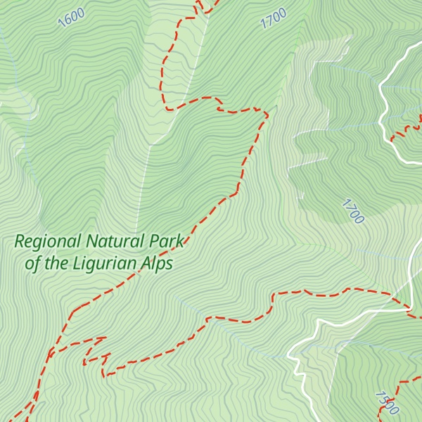 Map of Cima Caruetta