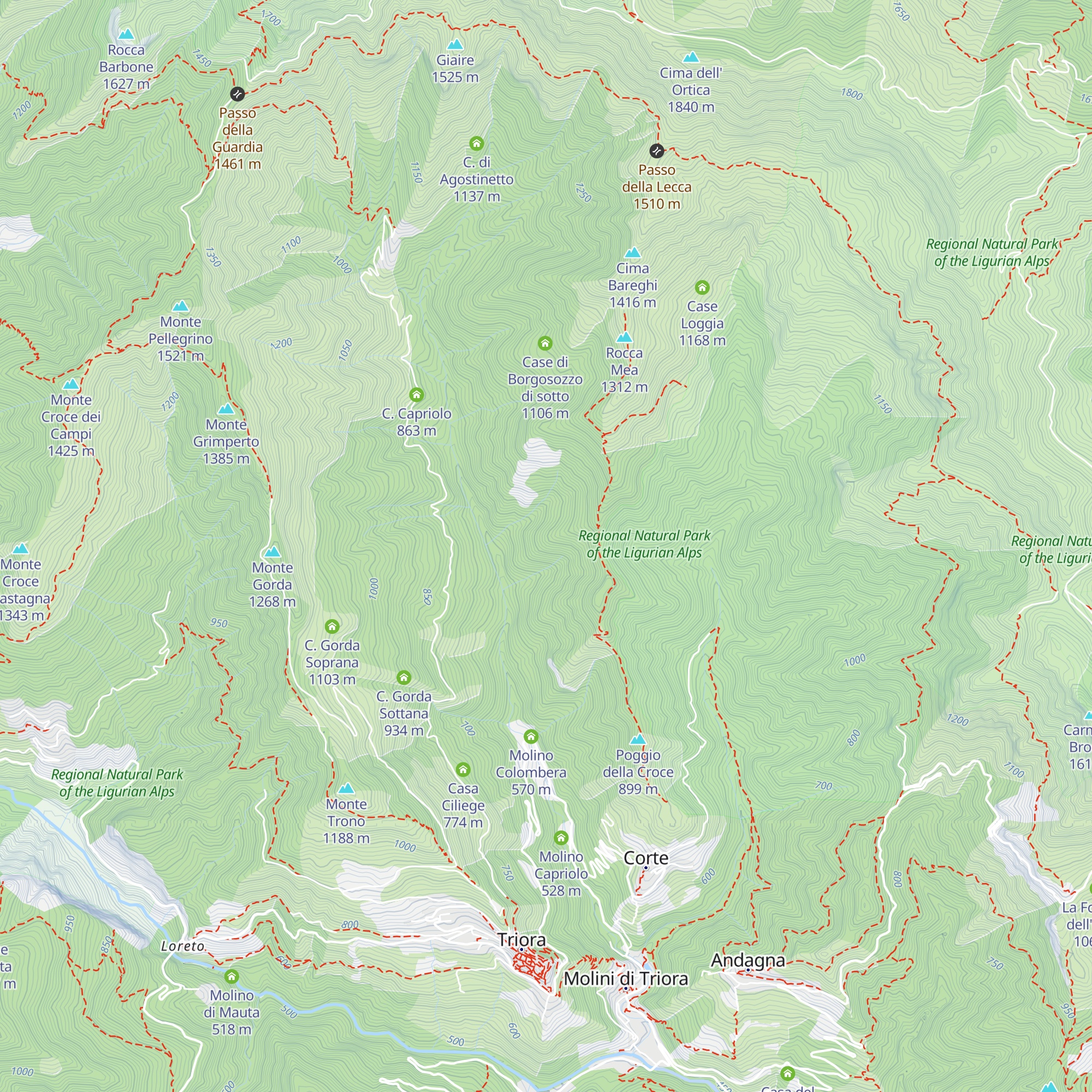 C. di Parma map