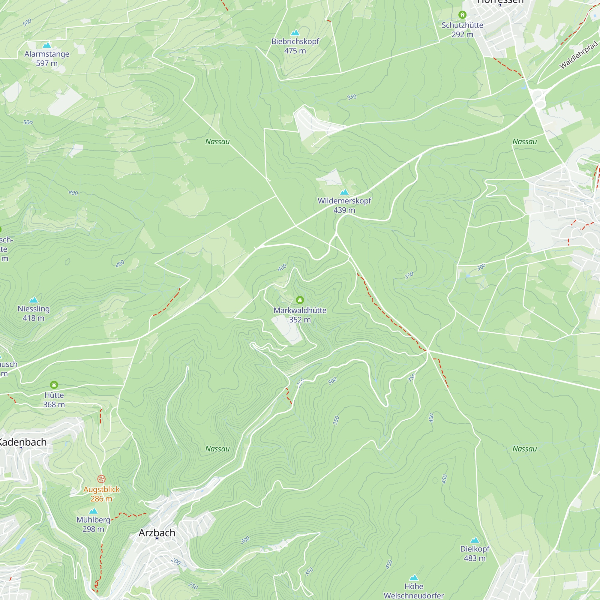 Markwaldhütte map
