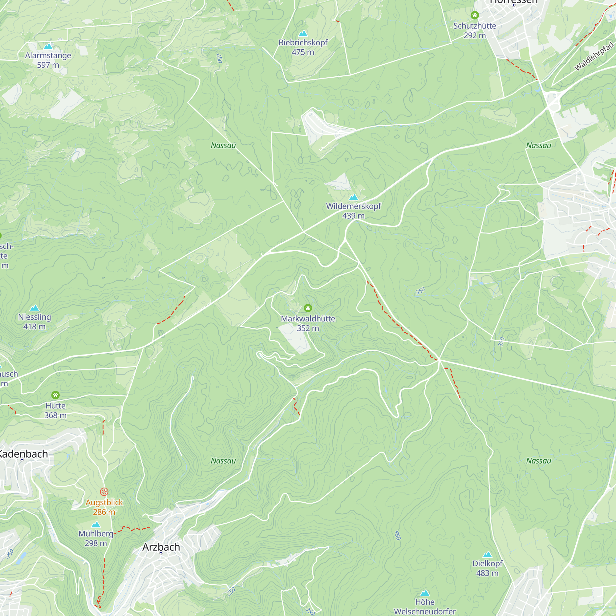 Markwaldhütte map