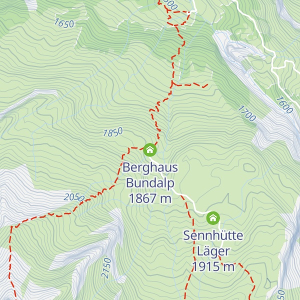 Map of Berghaus Bundalp