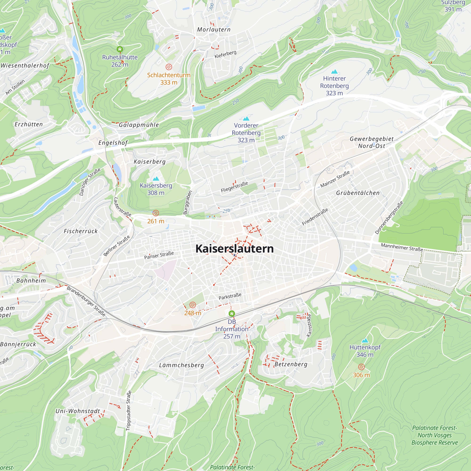 Tourist Information map