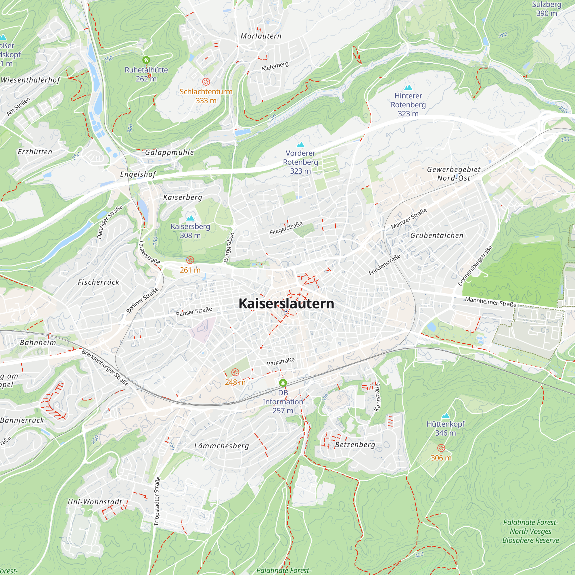 Tourist Information map