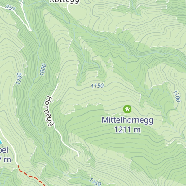 Map of Vorderhornegg