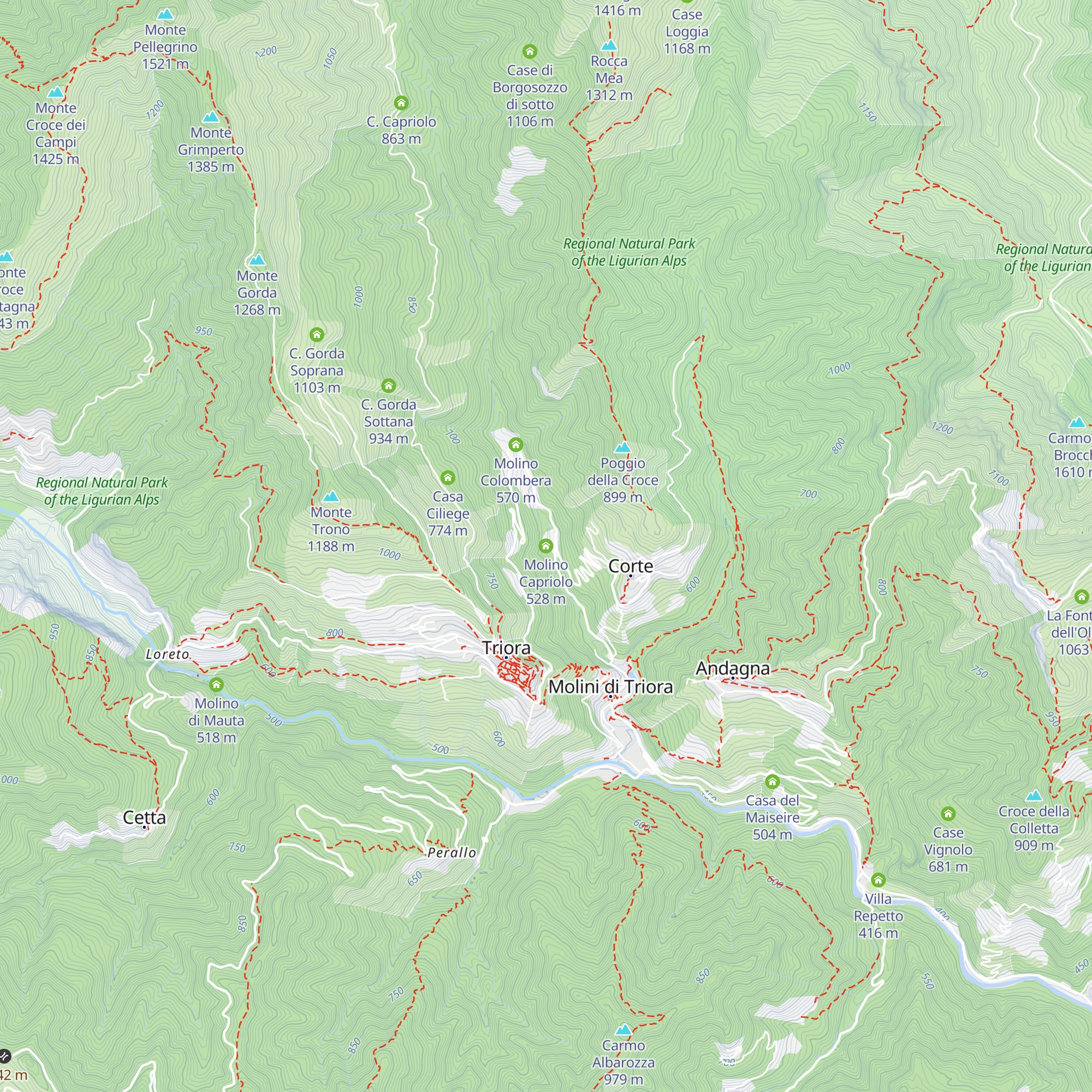 Molino Capriolo map