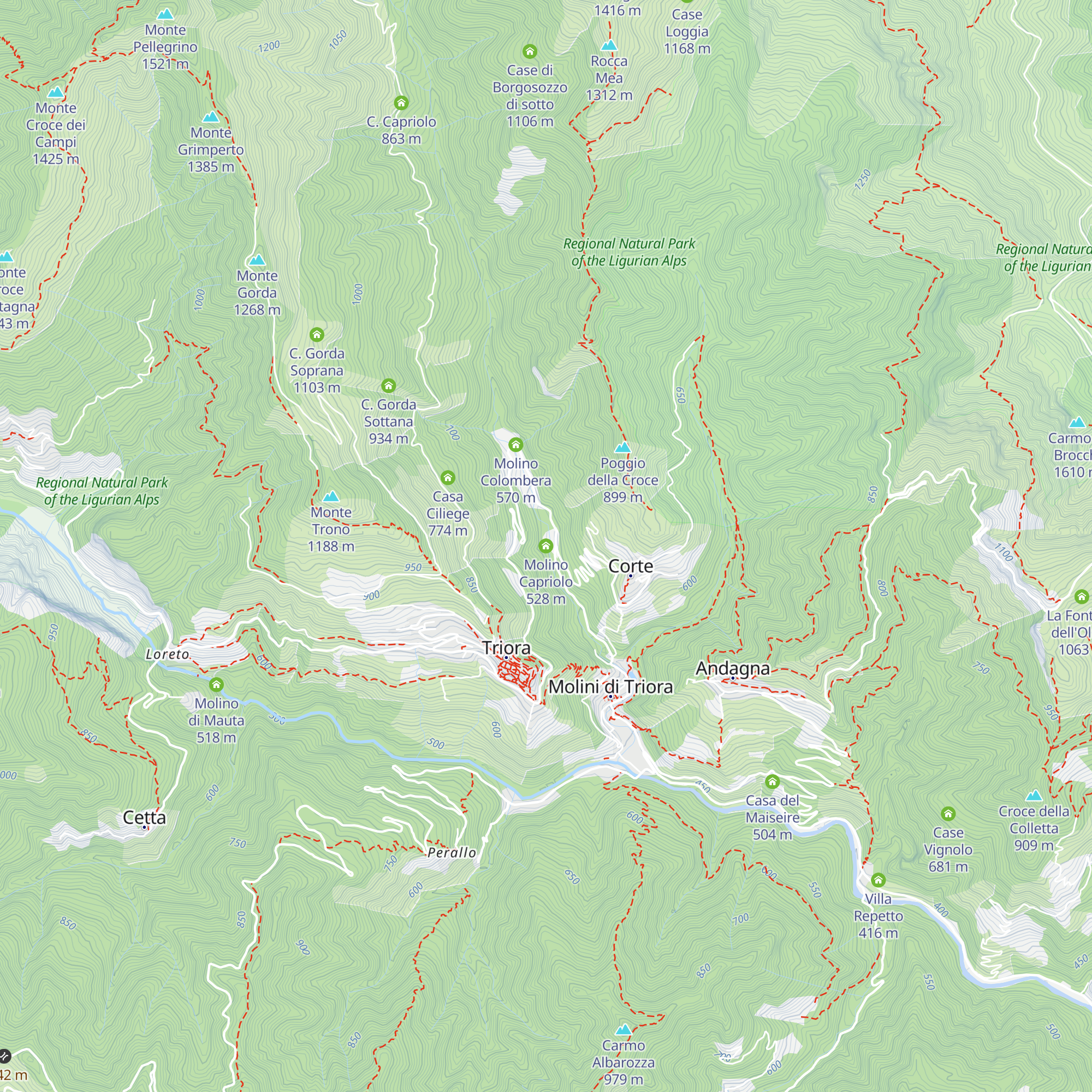 Molino Capriolo map