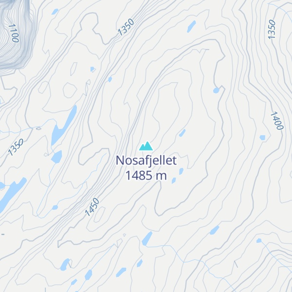 Map of Nosafjellet
