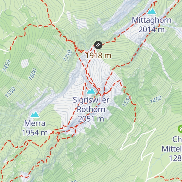 Map of Sigriswiler Rothorn