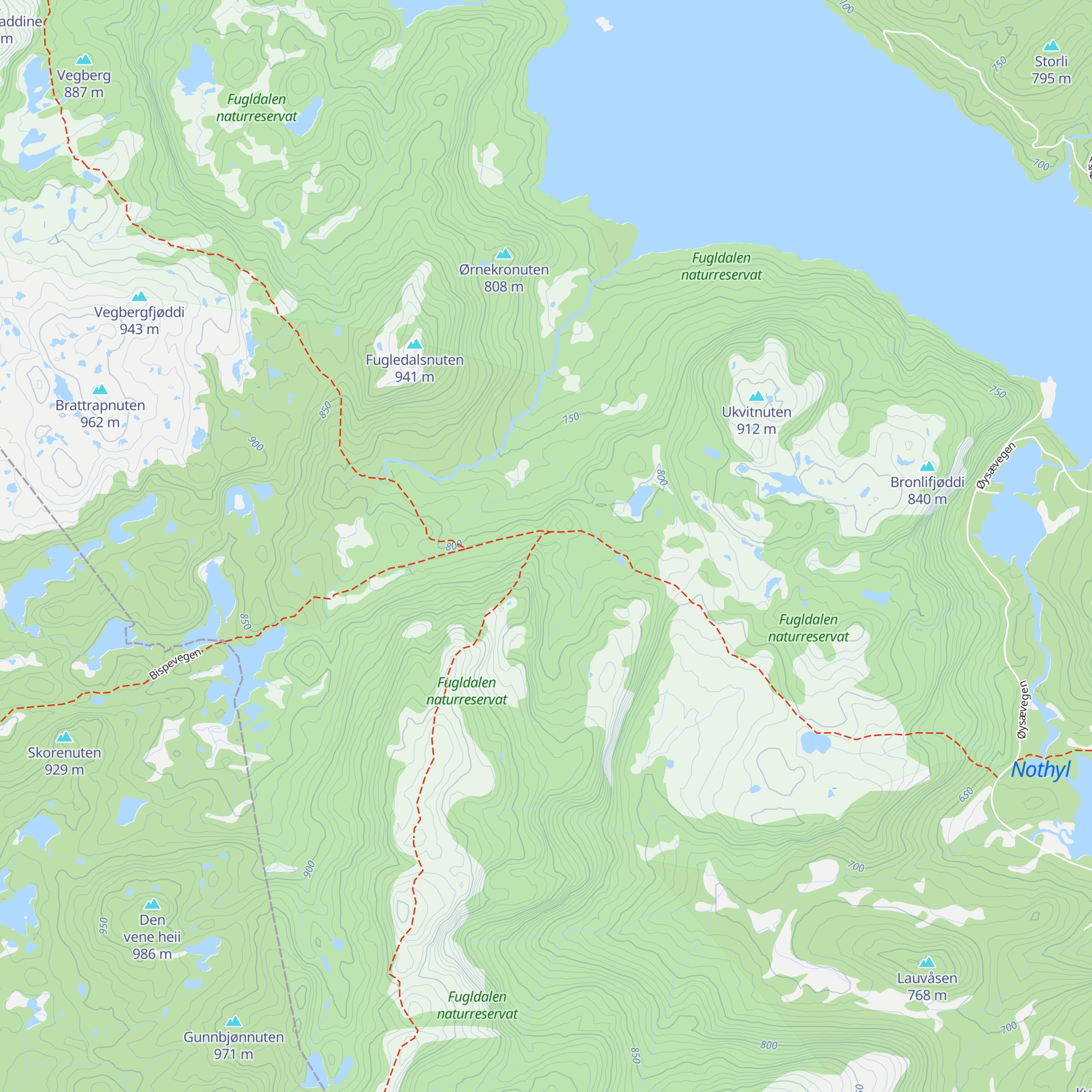 Hovstøyl map