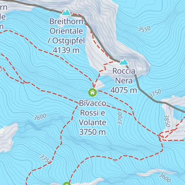Map of Bivacco Rossi e Volante