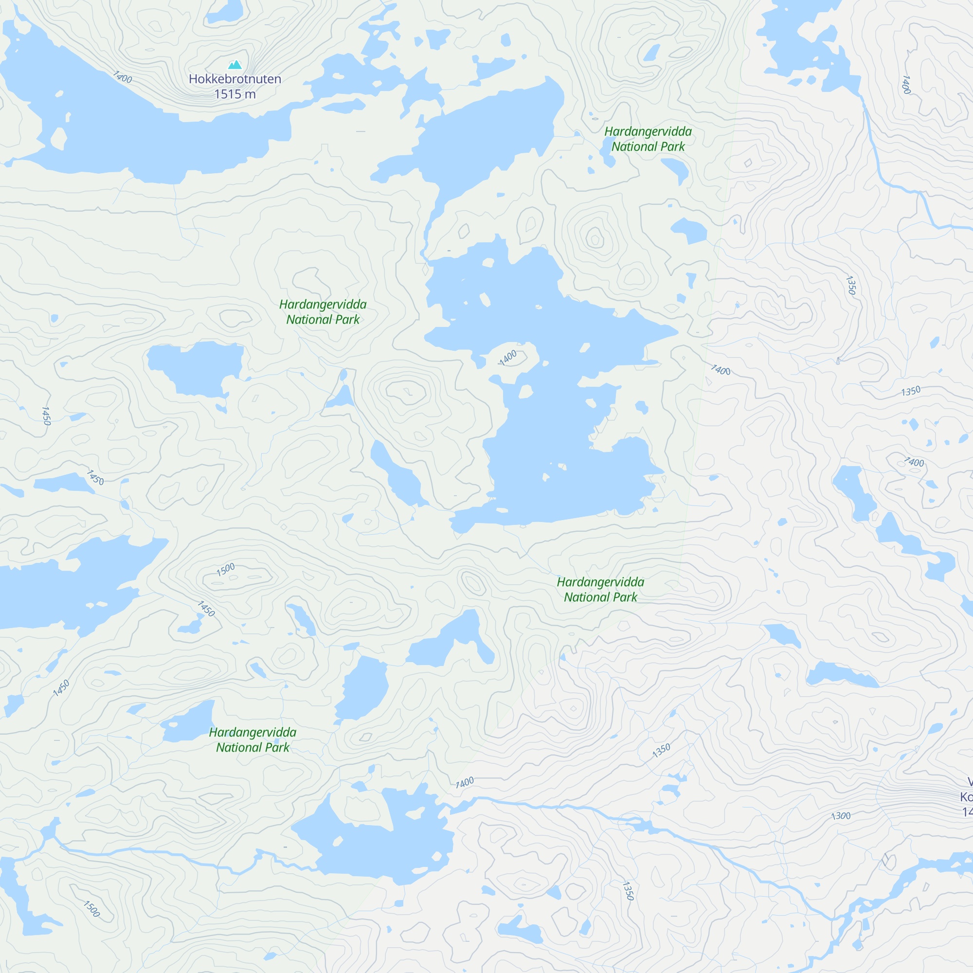 Kostveitvatnet map