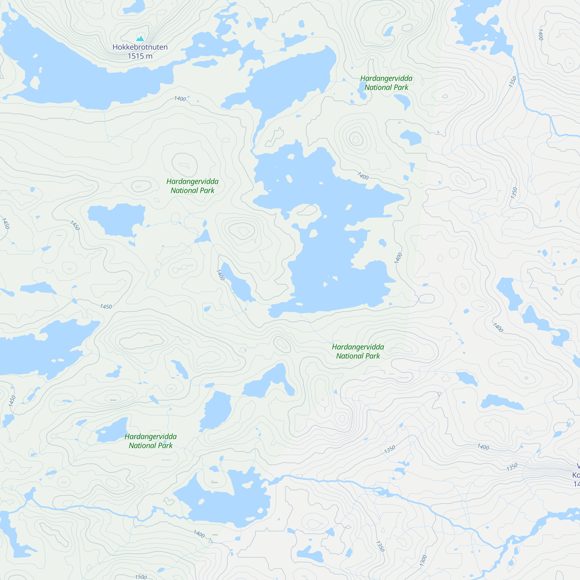 Kostveitvatnet map