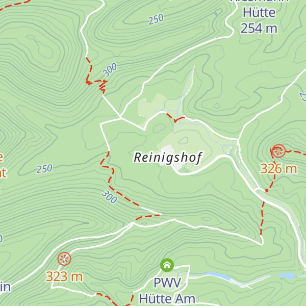 Map of Ludwigshafener Hütte am Reinigshof