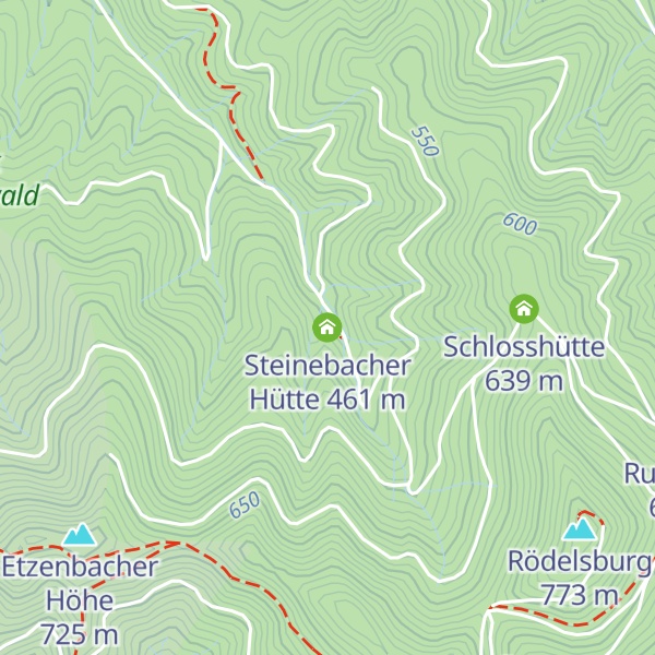 Map of Steinebacher Hütte