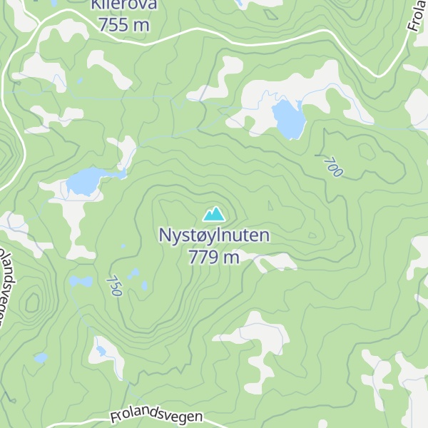 Map of Nystøylnuten