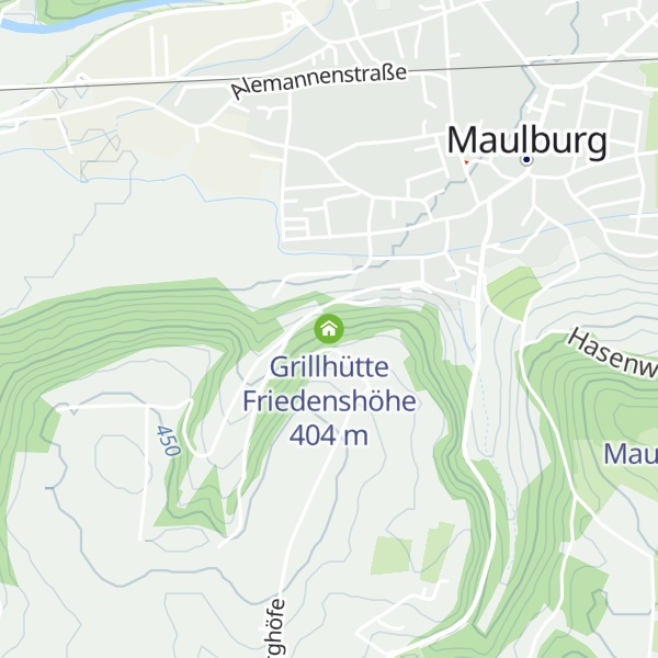 Map of Grillhütte Friedenshöhe