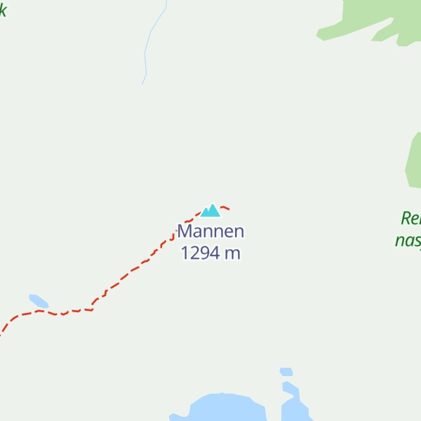 Map of Mannen