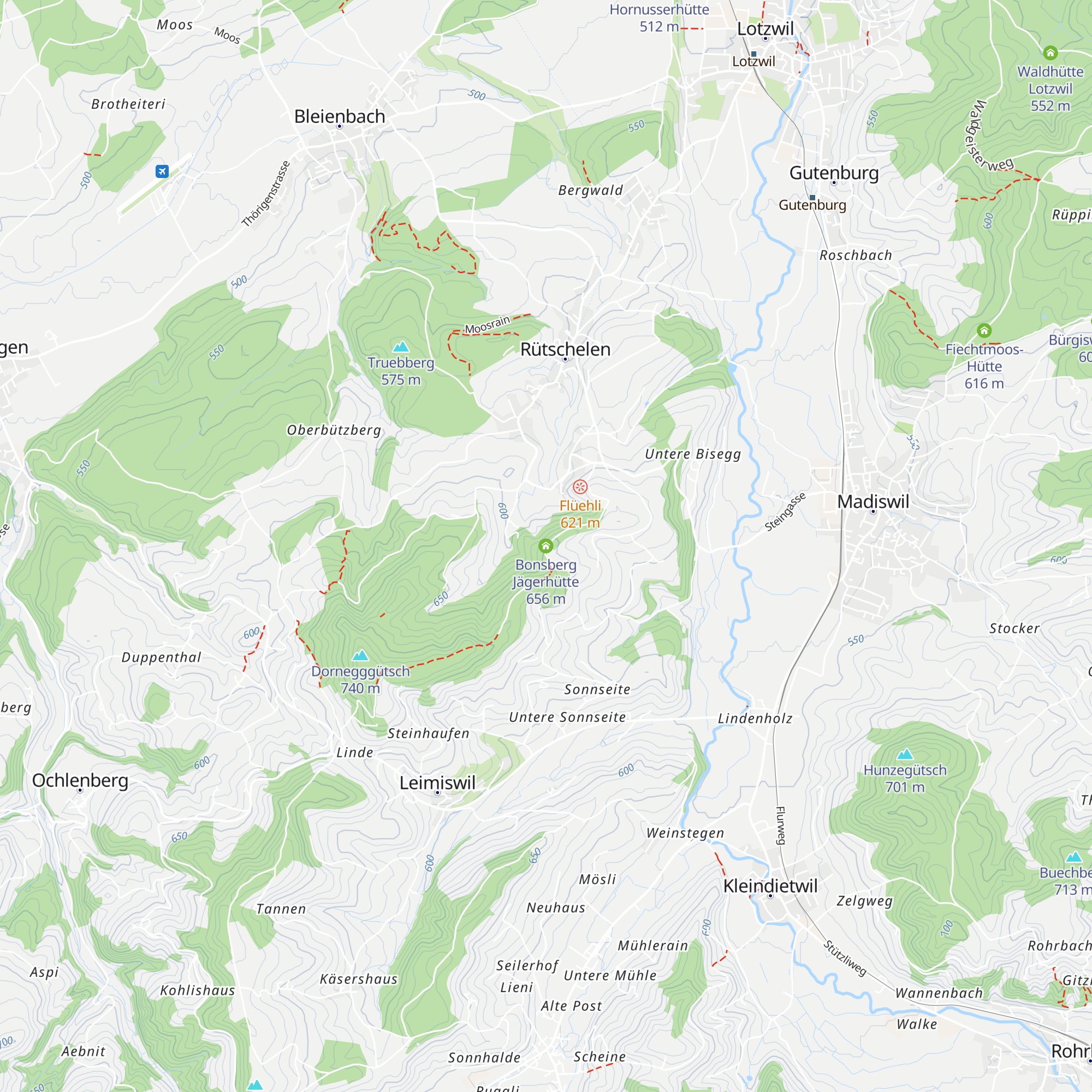 Bonsberg Jägerhütte map