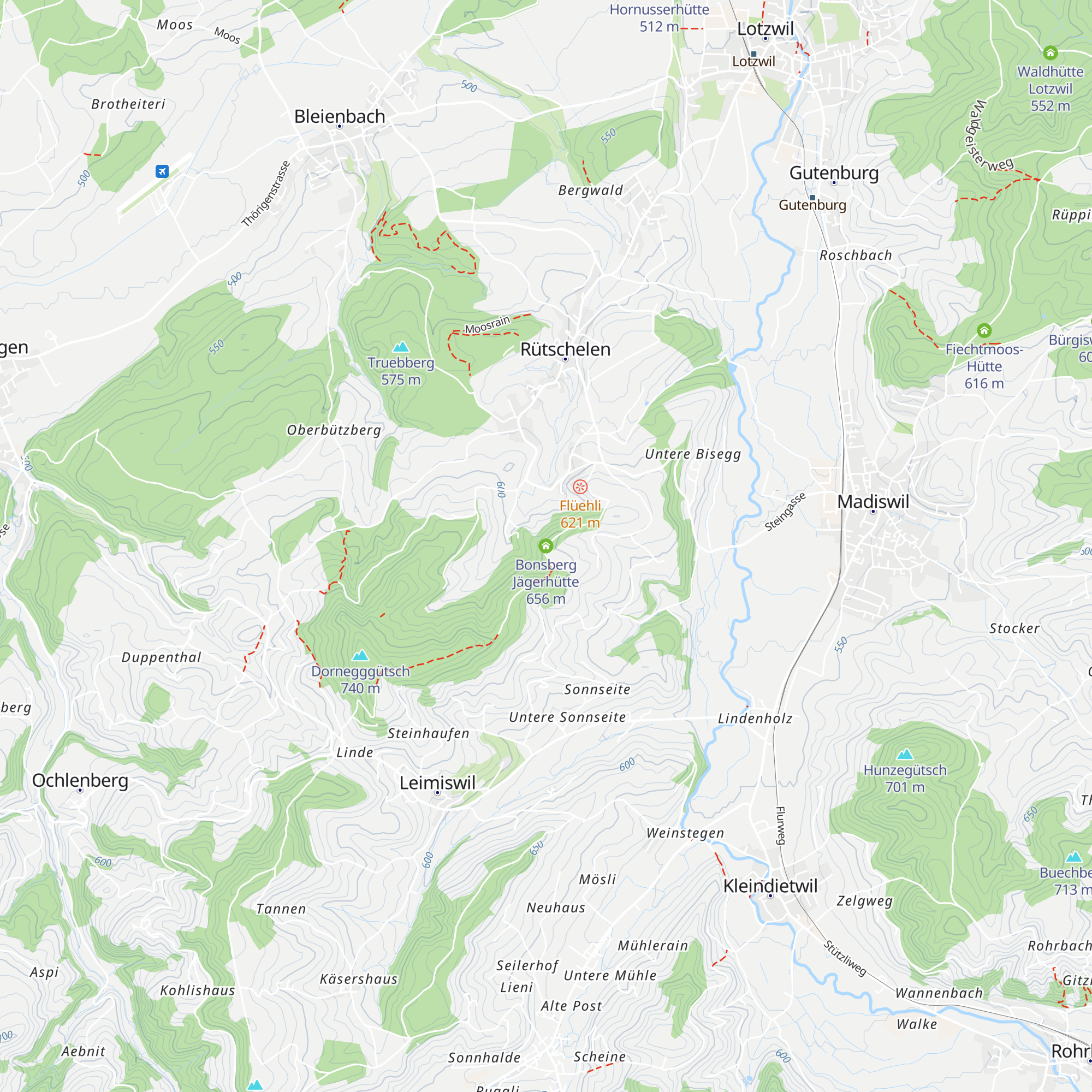 Bonsberg Jägerhütte map