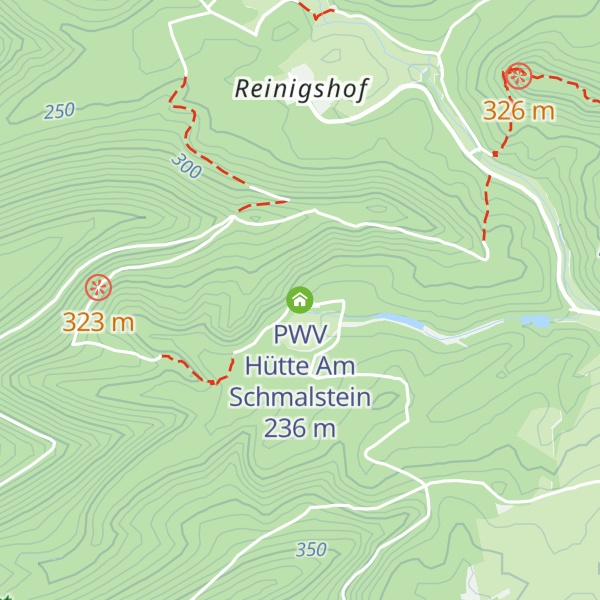 Map of PWV Hütte Am Schmalstein