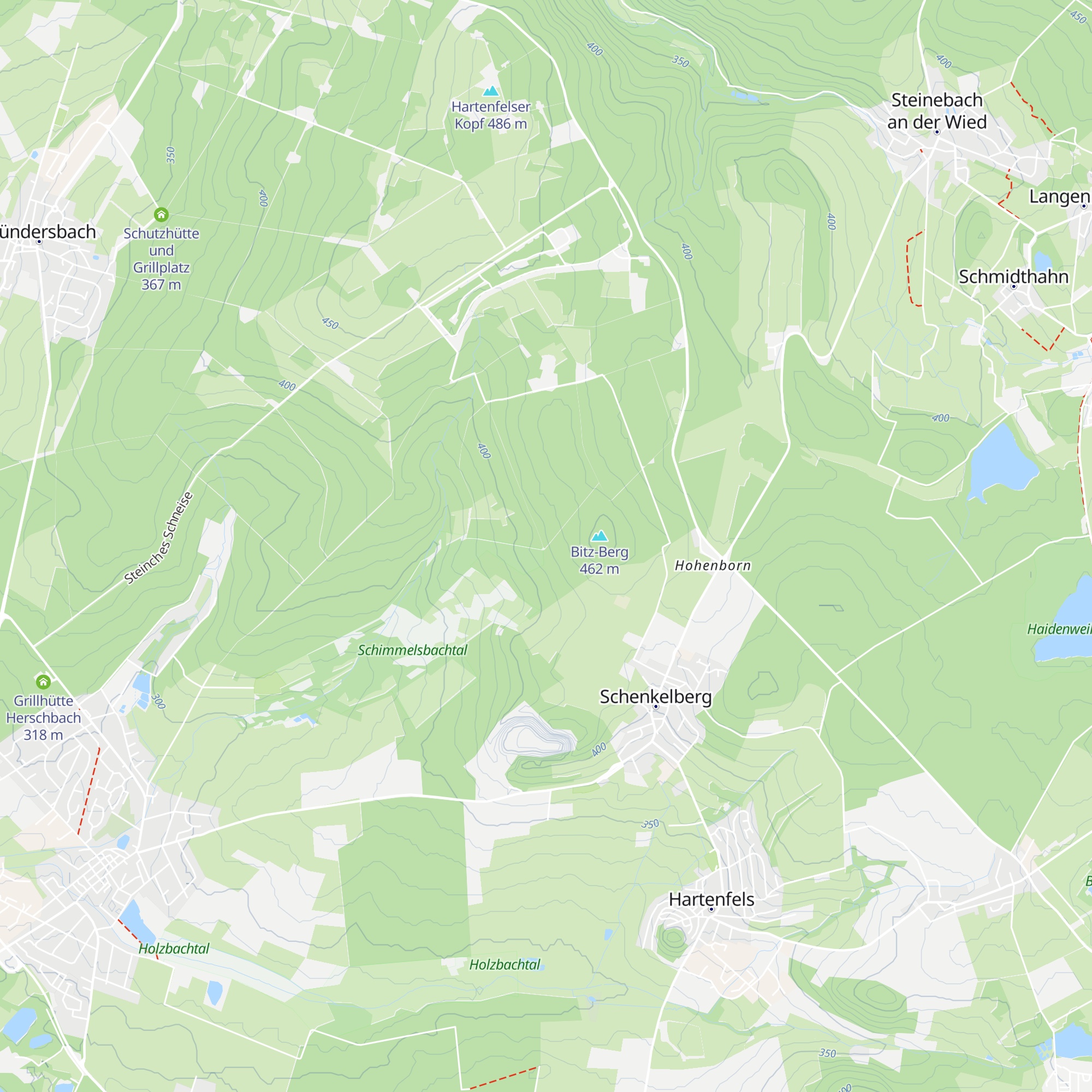 Schutzhütte Bitzberg map