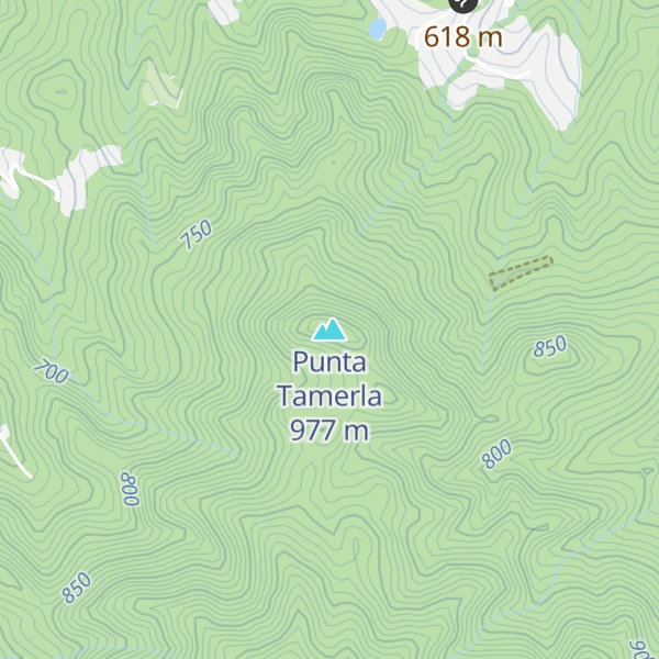 Map of Punta Tamerla