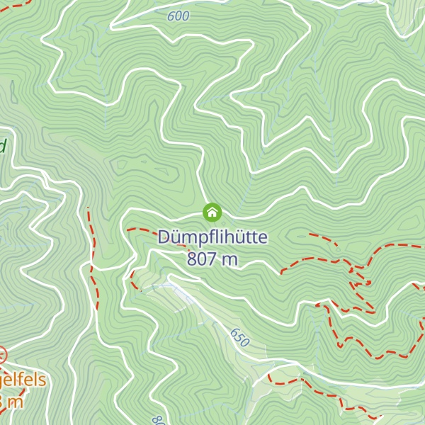 Map of Dümpflihütte