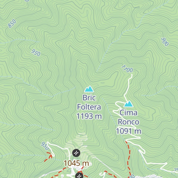 Map of Bric Foltera