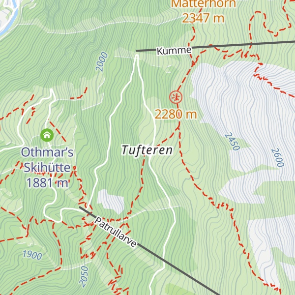 Map of Tufternhütte