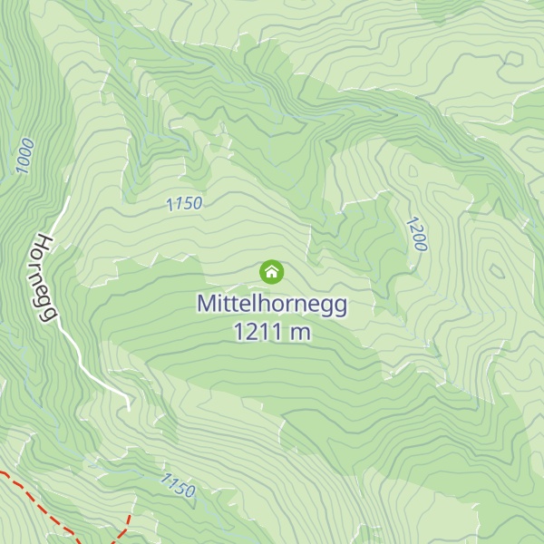 Map of Mittelhornegg