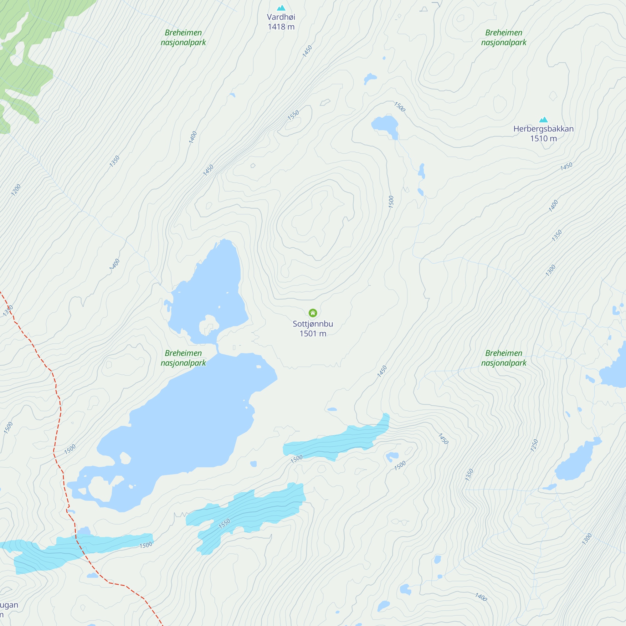 Sottjønnbu map