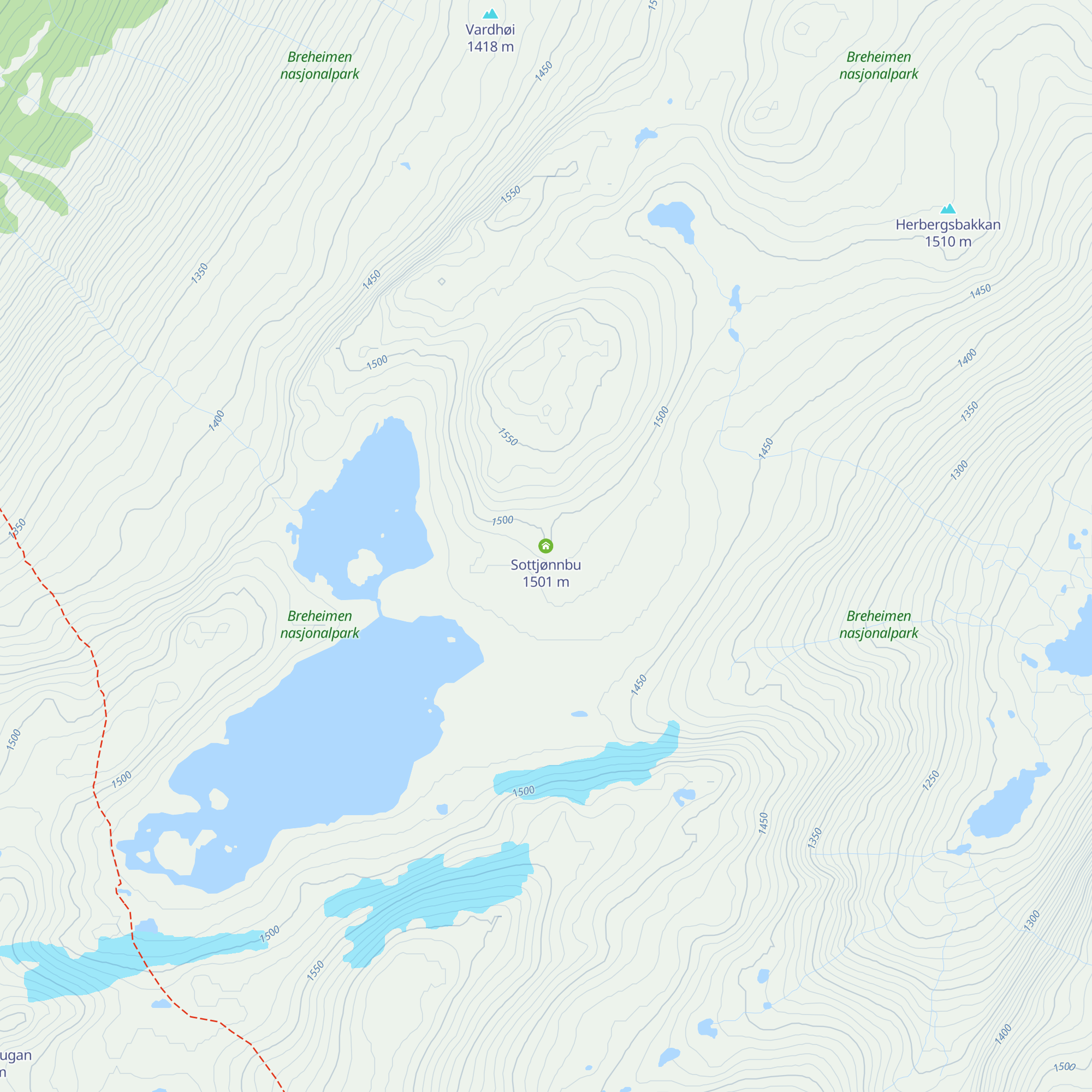 Sottjønnbu map