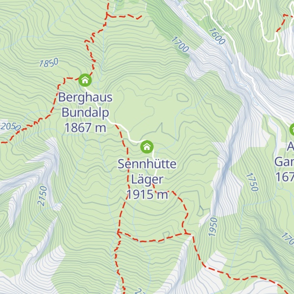 Map of Sennhütte Läger