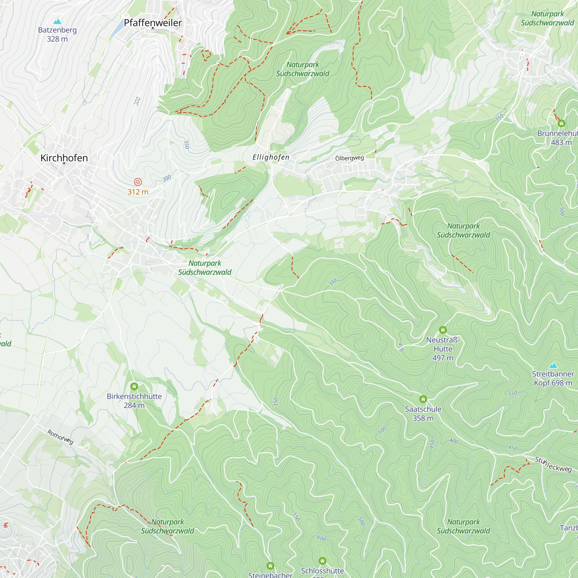 Schopbachhütte map
