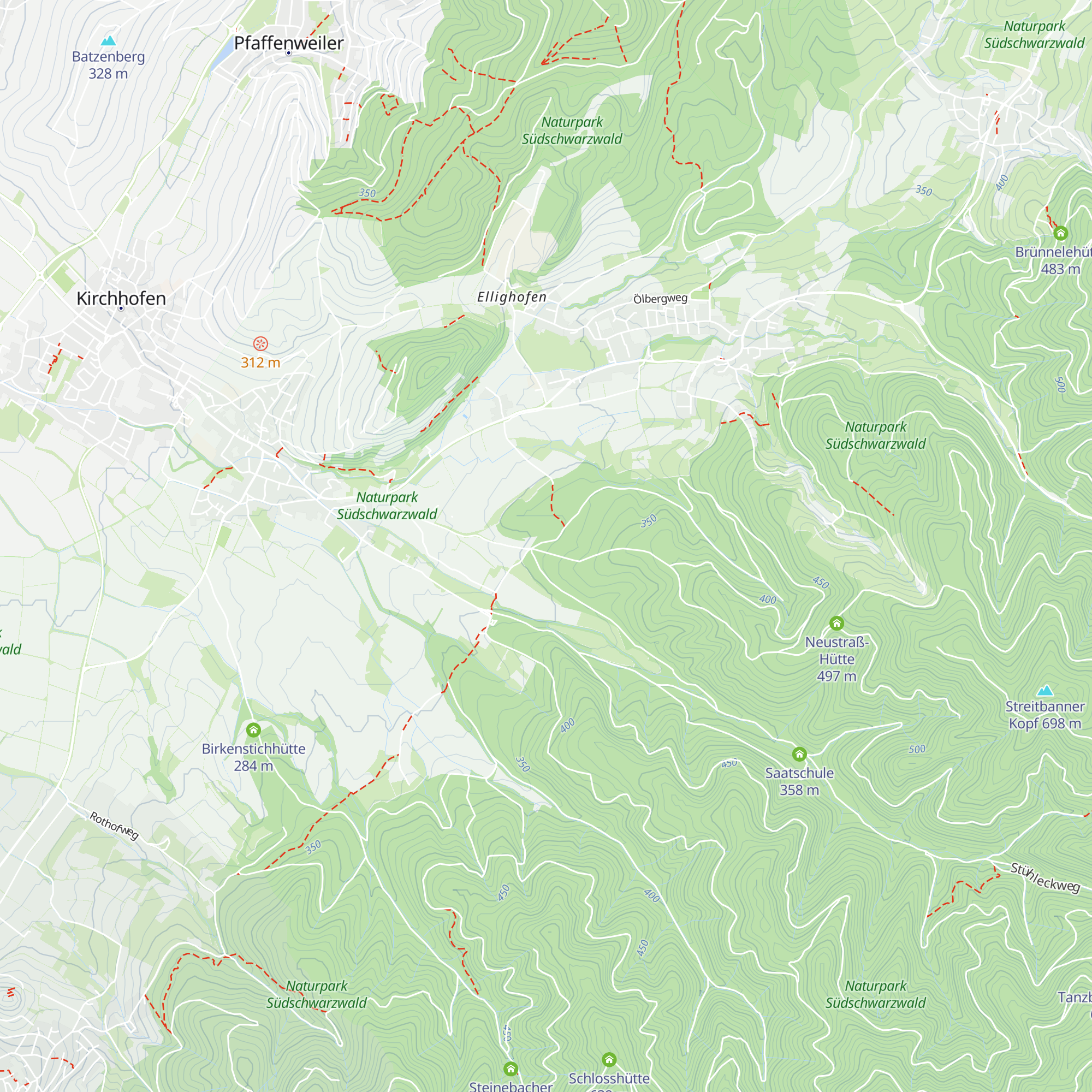 Schopbachhütte map