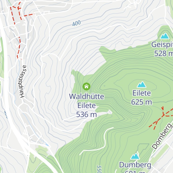 Map of Waldhütte Eilete