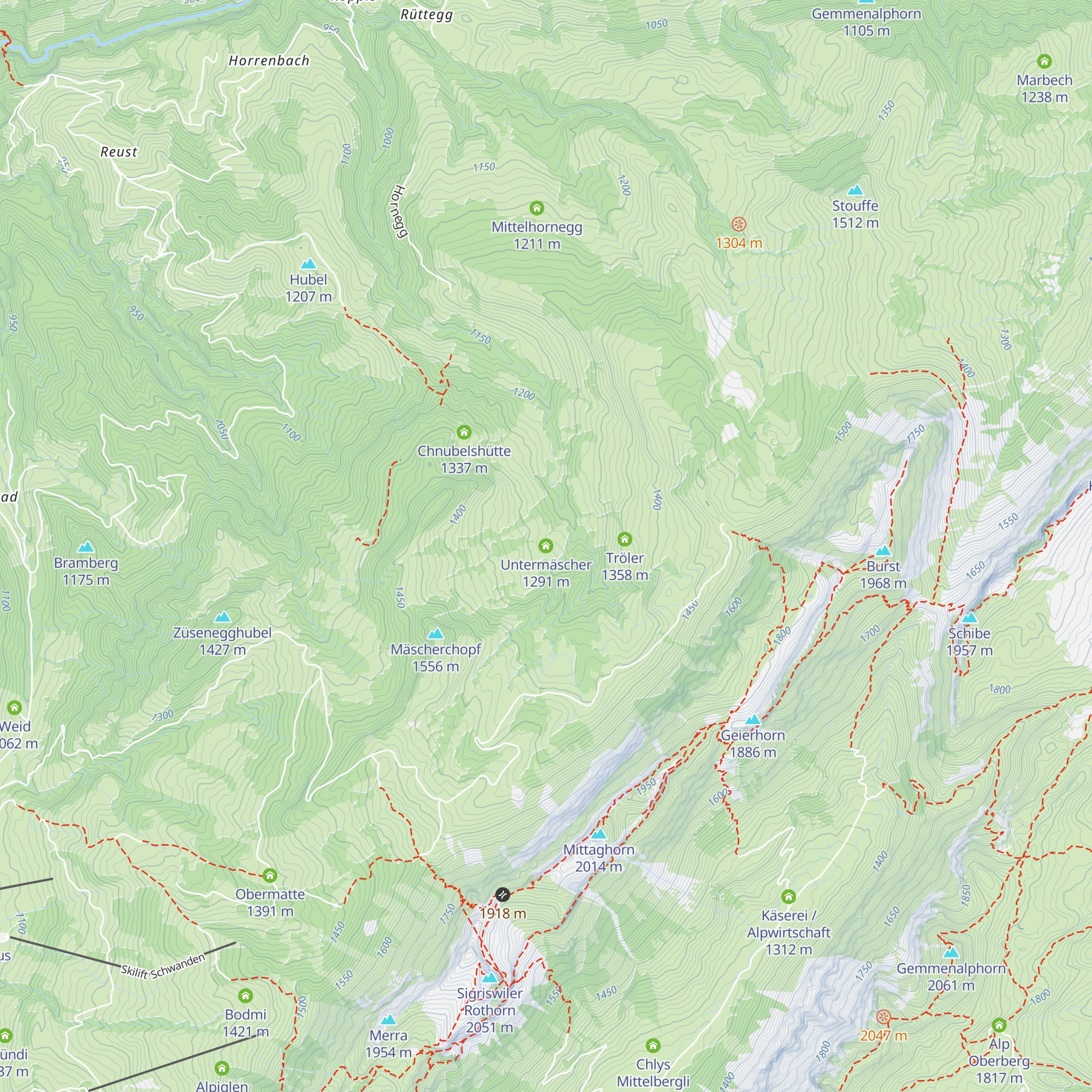 Untermäscher map