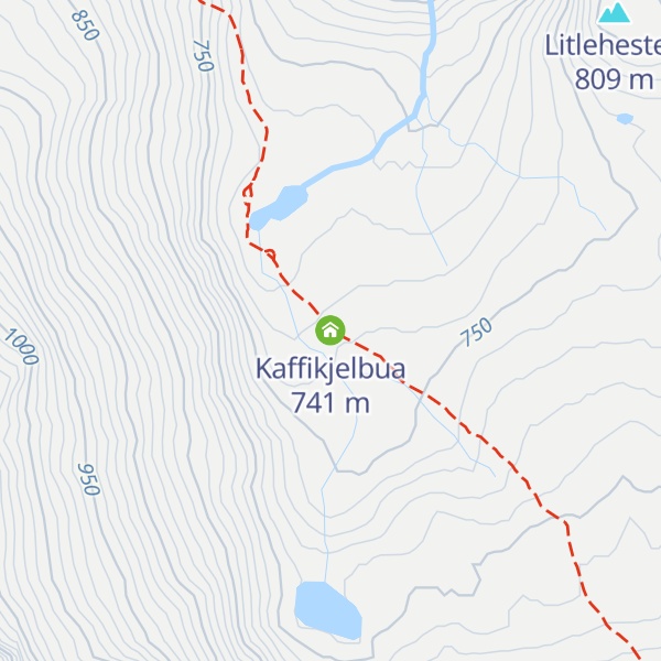 Map of Kaffikjelbua