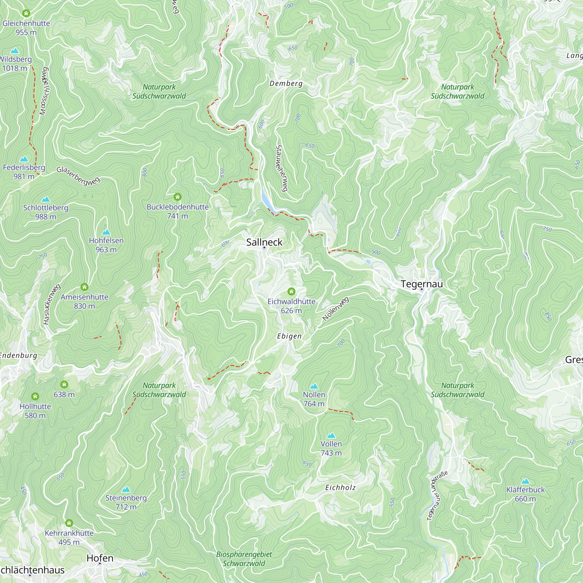 Eichwaldhütte map
