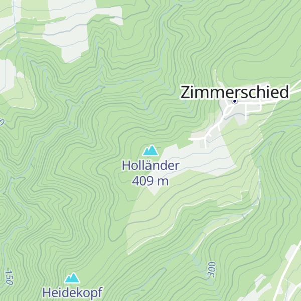 Map of Holländer