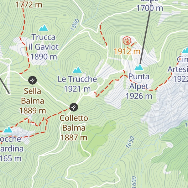 Map of Rifugio Balma