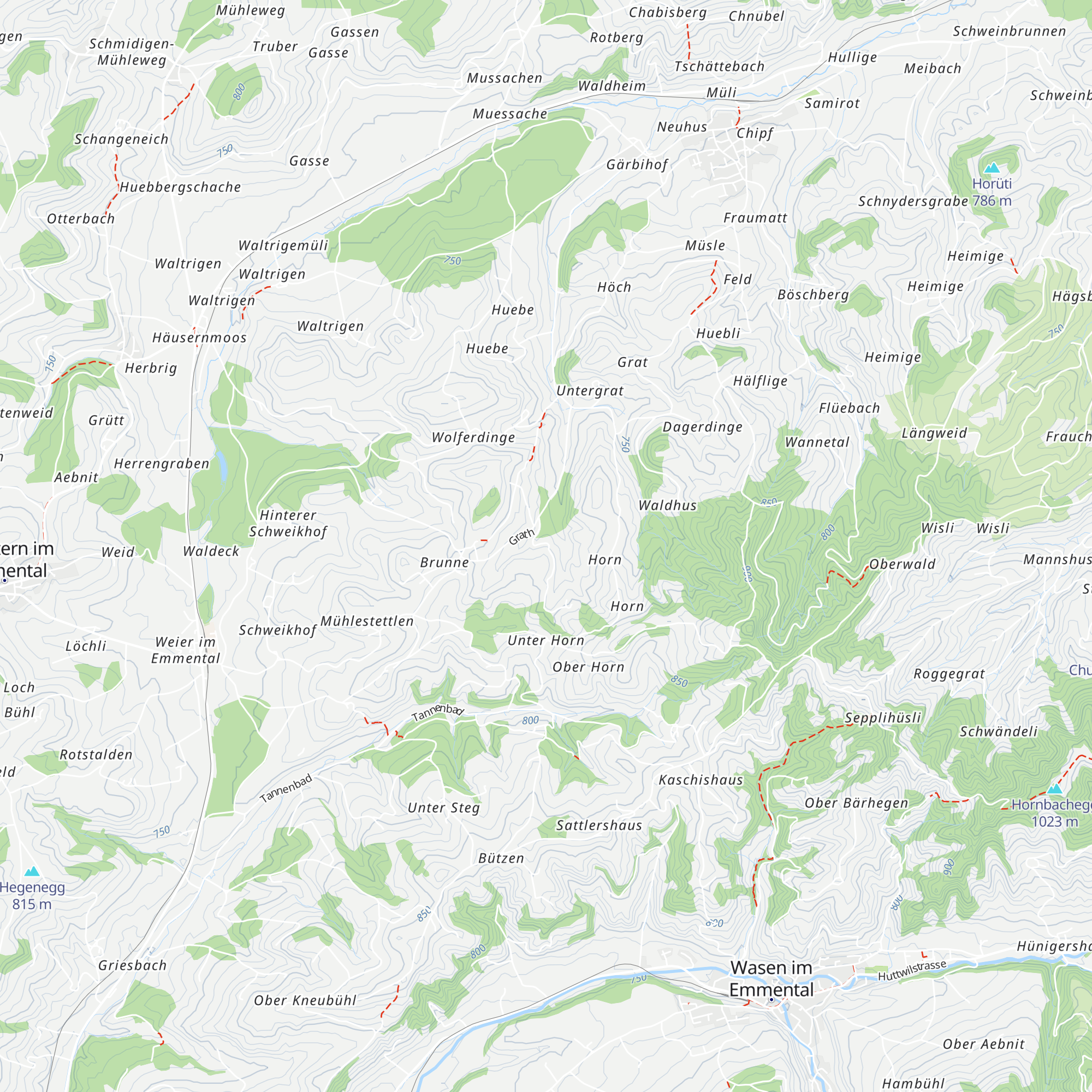 Groppemoos map
